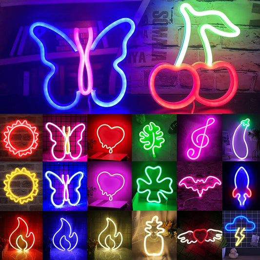 USB/Battery LED Neon Wall Art Decor Sign for Gaming Bar - DealNova