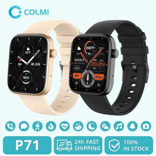 COLMI P71 Pro Smartwatch IP68 Water Resistant
