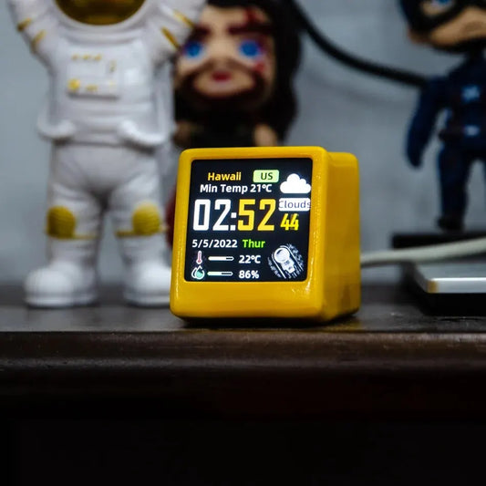 Portable Smart Wi-Fi Weather Station Display 